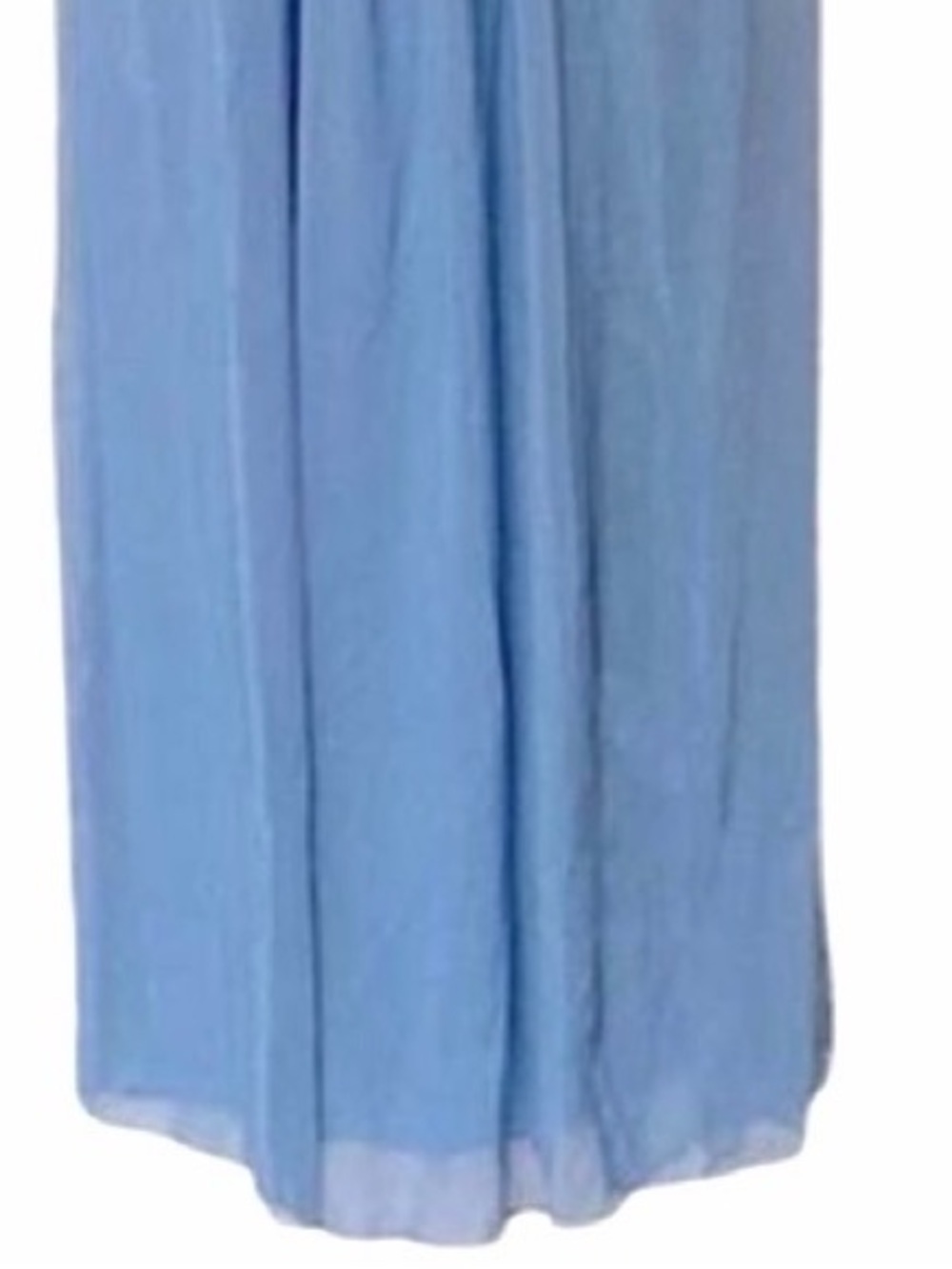 Emerald Sundae Lace Chiffon Blue Formal Maxi Prom Rhinestone Sequin Trim Dress - Picture 9 of 15